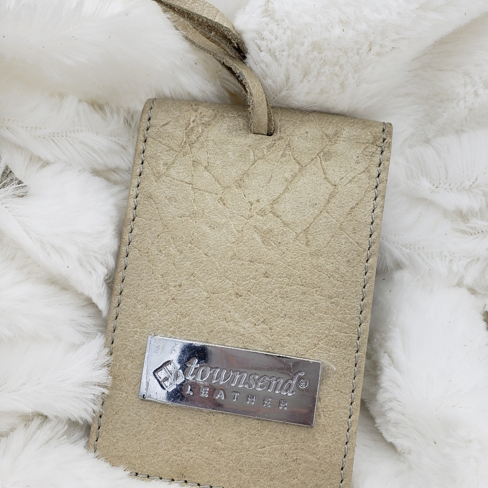 Townsend Leather Luggage Tag